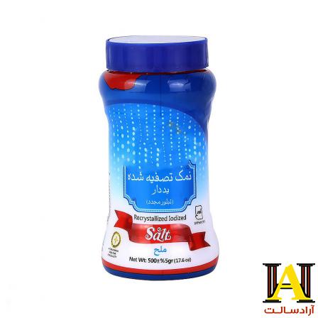 کیفیت انواع نمک ۵۰۰ گرمی ید دار