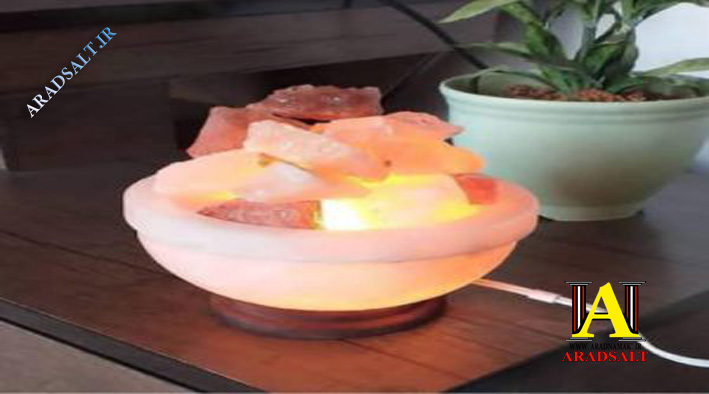 سنگ نمک نارنجی و زرد