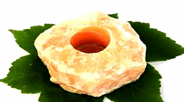 سنگ نمک نارنجی و زرد