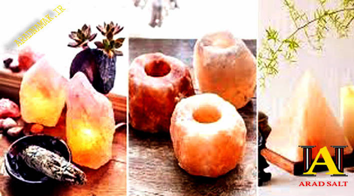سنگ نمک نارنجی و زرد