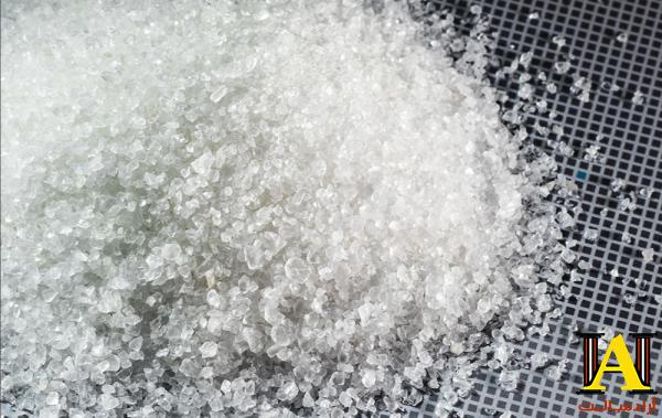 سنگ نمک خرد شده