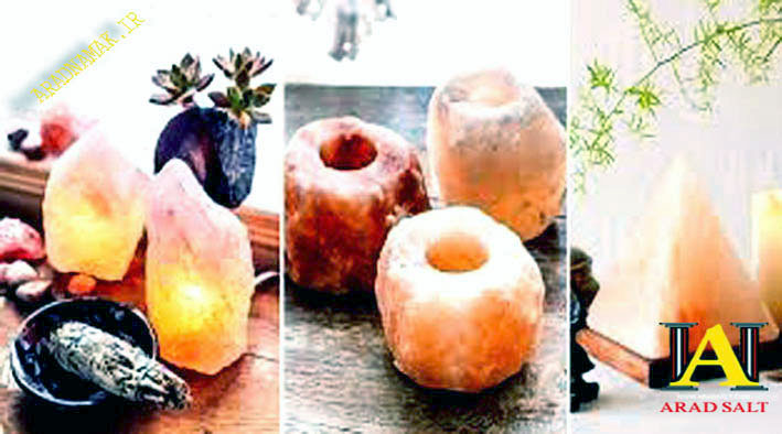سنگ نمک نارنجی و زرد